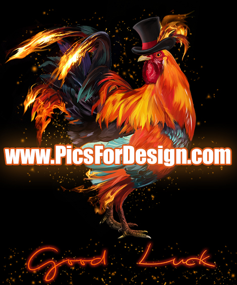 Fiery Rooster